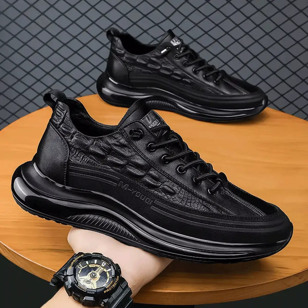 Drako® Blokes' Croc Skin Trainers